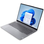 Lenovo ThinkBook 16 G6 IRL Business (2023) Laptop - 13th Gen / Intel Core i7-13700H / 16inch WUXGA / 512GB SSD / 16GB RAM / Shared Intel Iris Xe Graphics / Windows 11 Pro / Englsih & Arabic Keyboard / Arctic Grey / Middle East Version - [21KH000YAX]