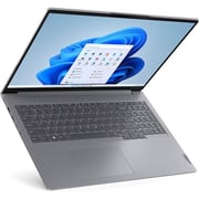 Lenovo ThinkBook 16 G6 IRL Business (2023) Laptop - 13th Gen / Intel Core i7-13700H / 16inch WUXGA / 512GB SSD / 16GB RAM / Shared Intel Iris Xe Graphics / Windows 11 Pro / Englsih & Arabic Keyboard / Arctic Grey / Middle East Version - [21KH000YAX]
