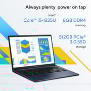 Asus Vivobook 15 (2022) Laptop - 12th Gen / Intel Core i5-1235U / 15.6inch FHD / 512GB SSD / 8GB RAM / Shared Intel Iris Xe Graphics / Windows 11 Home / English & Arabic Keyboard / Cool Silver / Middle East Version - [X1504ZA-NJ005W]