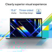 Asus Vivobook 15 (2022) Laptop - 12th Gen / Intel Core i5-1235U / 15.6inch FHD / 512GB SSD / 8GB RAM / Shared Intel Iris Xe Graphics / Windows 11 Home / English & Arabic Keyboard / Cool Silver / Middle East Version - [X1504ZA-NJ005W]