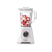Moulinex Blendfroce Blender, 800 Watt, 2 Liters, Grinder and Grater, White - LM4231EG