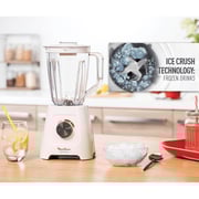 Moulinex Blendfroce Blender, 800 Watt, 2 Liters, Grinder and Grater, White - LM4231EG