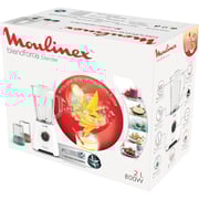 Moulinex Blendfroce Blender, 800 Watt, 2 Liters, Grinder and Grater, White - LM4231EG