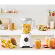 Moulinex Blendfroce Blender, XL Chopper, 800 Watt, 2 Liters, White - LM42X2EG.