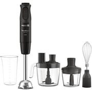 Moulinex Optichef Hand Blender, 1000 Watts, 20 Functions, 3 L Food Processor, 500 ML Chopper, Whisk, Black - DD6553EG