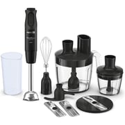 Moulinex Optichef Hand Blender, 1000 Watts, 20 Functions, 3 L Food Processor, 500 ML Chopper, Whisk, Black - DD6553EG