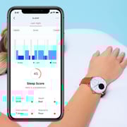 Withings HWA09-Model 3 Scanwatch Hybrid Smartwatch White