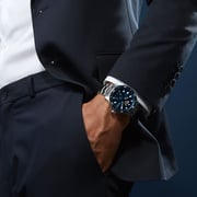 Withings HWA09-Model 7 Scanwatch Hybrid Smartwatch Horizon Blue