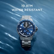 Withings HWA09-Model 7 Scanwatch Hybrid Smartwatch Horizon Blue