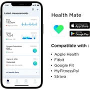 Withings HWA09-Model 7 Scanwatch Hybrid Smartwatch Horizon Blue