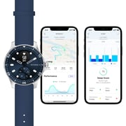 Withings HWA09-Model 7 Scanwatch Hybrid Smartwatch Horizon Blue
