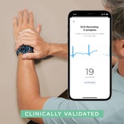 Withings HWA09-Model 7 Scanwatch Hybrid Smartwatch Horizon Blue