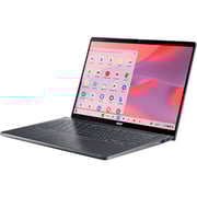 Acer Chromebook Spin 714 2-in-1 Convertible (2023) Laptop - 13th Gen / Inel Core i5-1335U / 14inch WUXGA / 256GB SSD / 8GB RAM / Shared Intel Iris Xe Graphics / Chrome OS / English Keyboard / Steel Grey / International Version - [CP714-2W-56B2]