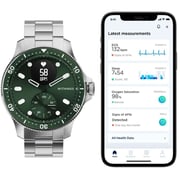 Withings HWA09-Model 8 Scanwatch Hybrid Smartwatch Horizon Green