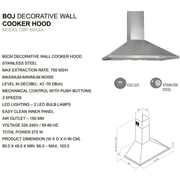 BOJ Decorative Wall Mounted Cooker Hood CBP-90AXA