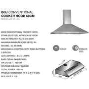BOJ Built-Under Cooker Hood AB 601XA