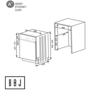 BOJ Built in Semi Integrated Dishwasher BDC-125SI