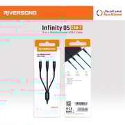 Riversong Infinity 3-in-1 Type-C Cable Black