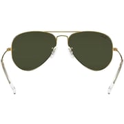 Rayban Aviator Classic Polished Gold Pilot Sunglasses For Men RB3025
