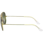 Rayban Aviator Chromance Polished Gold Pilot Sunglasses For Men RB3025