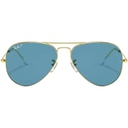 Rayban Aviator Classic Polished Gold Pilot Sunglasses For Men RB3025