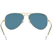 Rayban Aviator Classic Polished Gold Pilot Sunglasses For Men RB3025