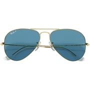 Rayban Aviator Classic Polished Gold Pilot Sunglasses For Men RB3025