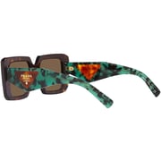 Prada Chunky Brown Square Sunglasses For Women SPS23YS