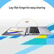 Asus Vivobook 16 (2024) Laptop - Intel Core 7-150U / 16inch WUXGA / 1TB SSD / 16GB RAM / Shared Intel Graphics / Windows 11 Home / English & Arabic Keyboard / Cool Silver / Middle East Version - [X1605VAP-MB048W]