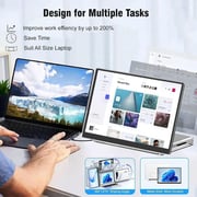 V2COM AZ01 FHD Screen Extender For Laptop 14inch