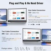 V2COM AZ01 FHD Screen Extender For Laptop 14inch
