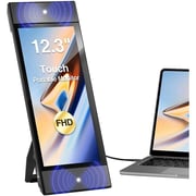 V2COM A0L1 FHD Portable Monitor For Laptop/Gaming With Speaker 12.3inch