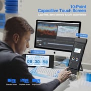 V2COM A0L1 FHD Portable Monitor For Laptop/Gaming With Speaker 12.3inch
