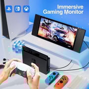 V2COM A0L1 FHD Portable Monitor For Laptop/Gaming With Speaker 12.3inch