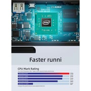 MeLE Fanless Stick (2019) Mini Desktop - Intel Celeron J4125 / 128GB SSD / 8GB RAM / Shared Intel UHD Graphics 600 / Windows 11 Pro / Black - [PCG02}