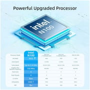 MeLE PC Quieter 4C (2023) Mini Desktop - Intel N100 / 128GB EMMC / 8GB RAM / Shared Intel UHD Graphics / Windows 11 Pro / Black - [N100]