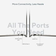 Asus Zenbook S 13 OLED (2024) AI PC - 1st Series / Intel Core Ultra 7-155U / 13.3inch 3K / 1TB SSD / 16GB RAM / Shared Intel Graphics / Windows 11 Home / English & Arabic Keyboard / Basalt Grey / Middle East Version - [UX5304MA-OLEDU7G]