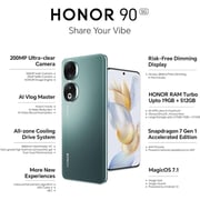 Honor 90 512GB Emerald Green 5G Smartphone + X5e Earbuds