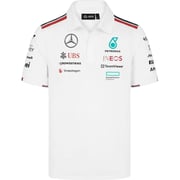 Mercedes Benz AMG Petronas F1 2024 Team Polo White Large