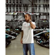 Mercedes Benz AMG F1 2024 Team Driver T-Shirt White Extra Extra Large