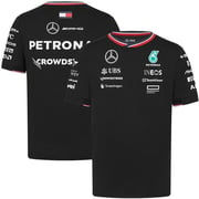 Mercedes Benz AMG Petronas F1 2024 Team Driver T-Shirt Black Extra Extra Large