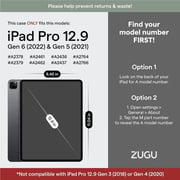 Zugu Case Stealth Black iPad Pro 12.9Inch