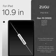 Zugu Case Stealth Black iPad 10.9Inch