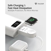 Raegr Arc 450 Portable Wireless Charger White