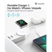 Raegr Arc 450 Portable Wireless Charger White