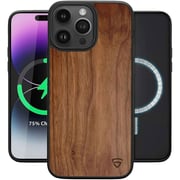 Raegr MagFix Elements Armor Case Walnut Wood iPhone 15 Pro Max