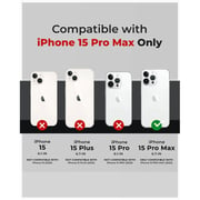 Raegr Edge Armor Case Silver iPhone 15 Pro Max