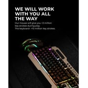 Raegr RapidGear X70 Gaming Keyboard & Mouse Set Grey