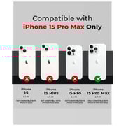 Raegr MagFix Elements Armor Case Black iPhone 15 Pro Max