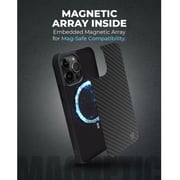 Raegr MagFix Elements Armor Case Black iPhone 15 Pro Max